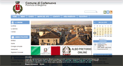 Desktop Screenshot of comune.cortenuova.bg.it